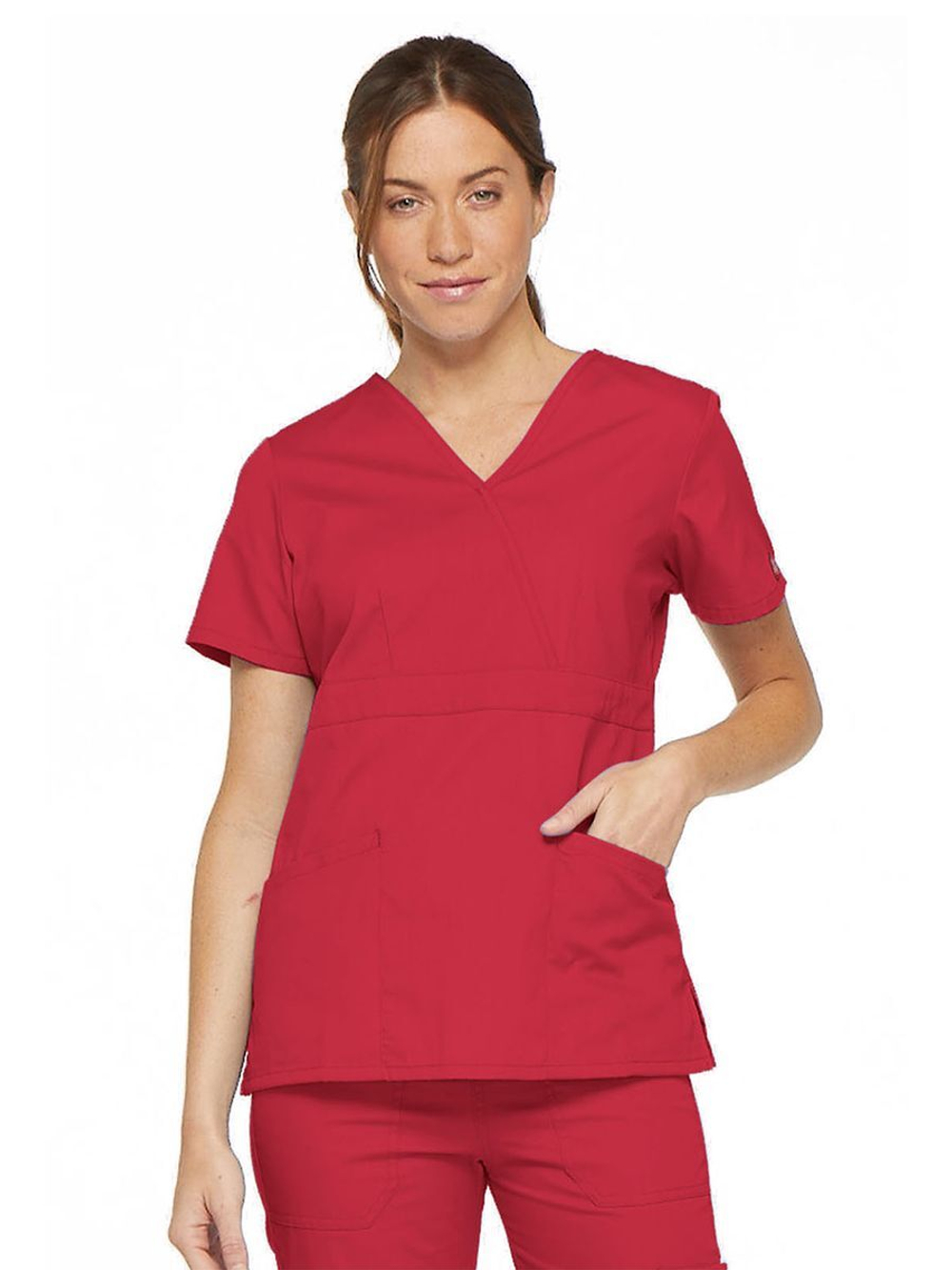 Топ медицинский женский Dickies 86806, серый, S