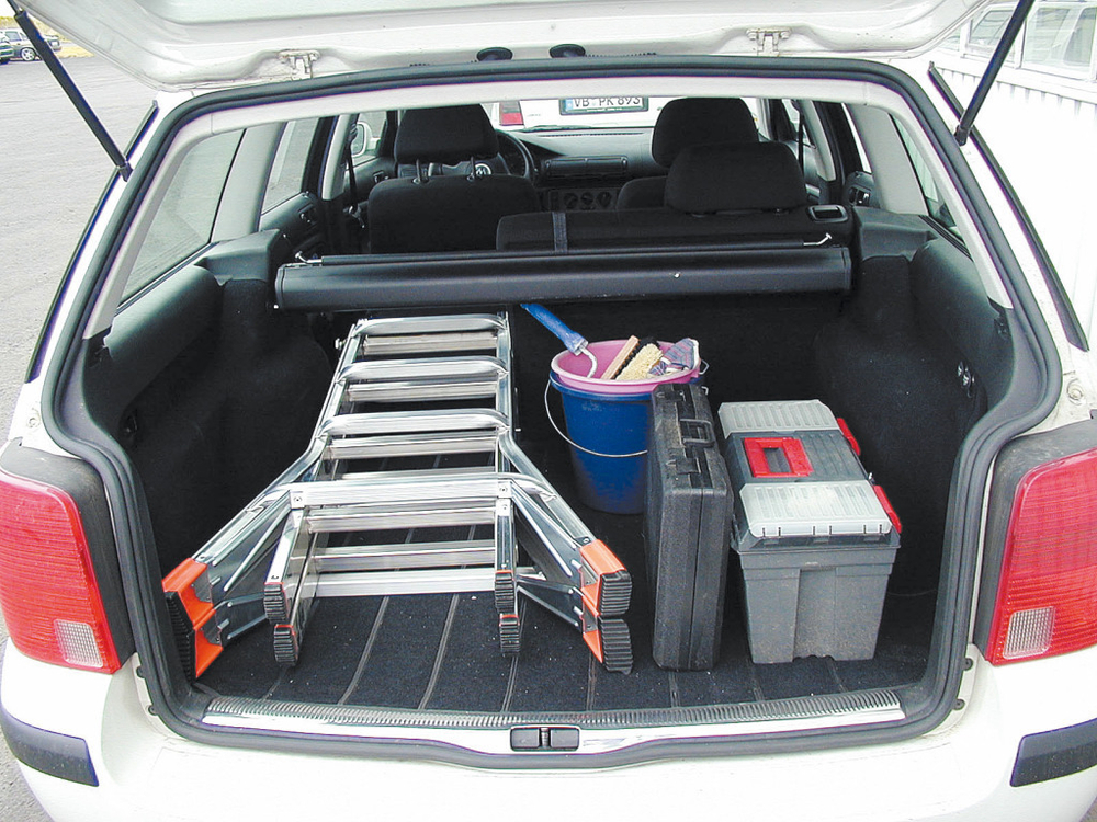 TELEMATIC Шарнирная телескопическая стремянка,4 х 5 перекладины (122322)