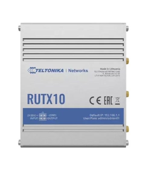 Маршрутизатор TELTONIKA RUTX10 Ethernet (RUTX10000000)