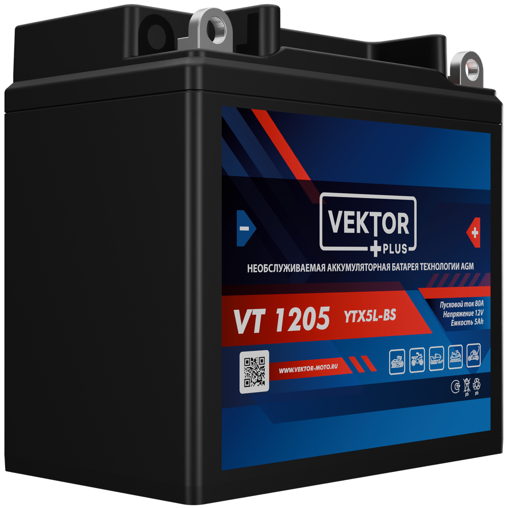 VEKTOR VT 1205 аккумулятор