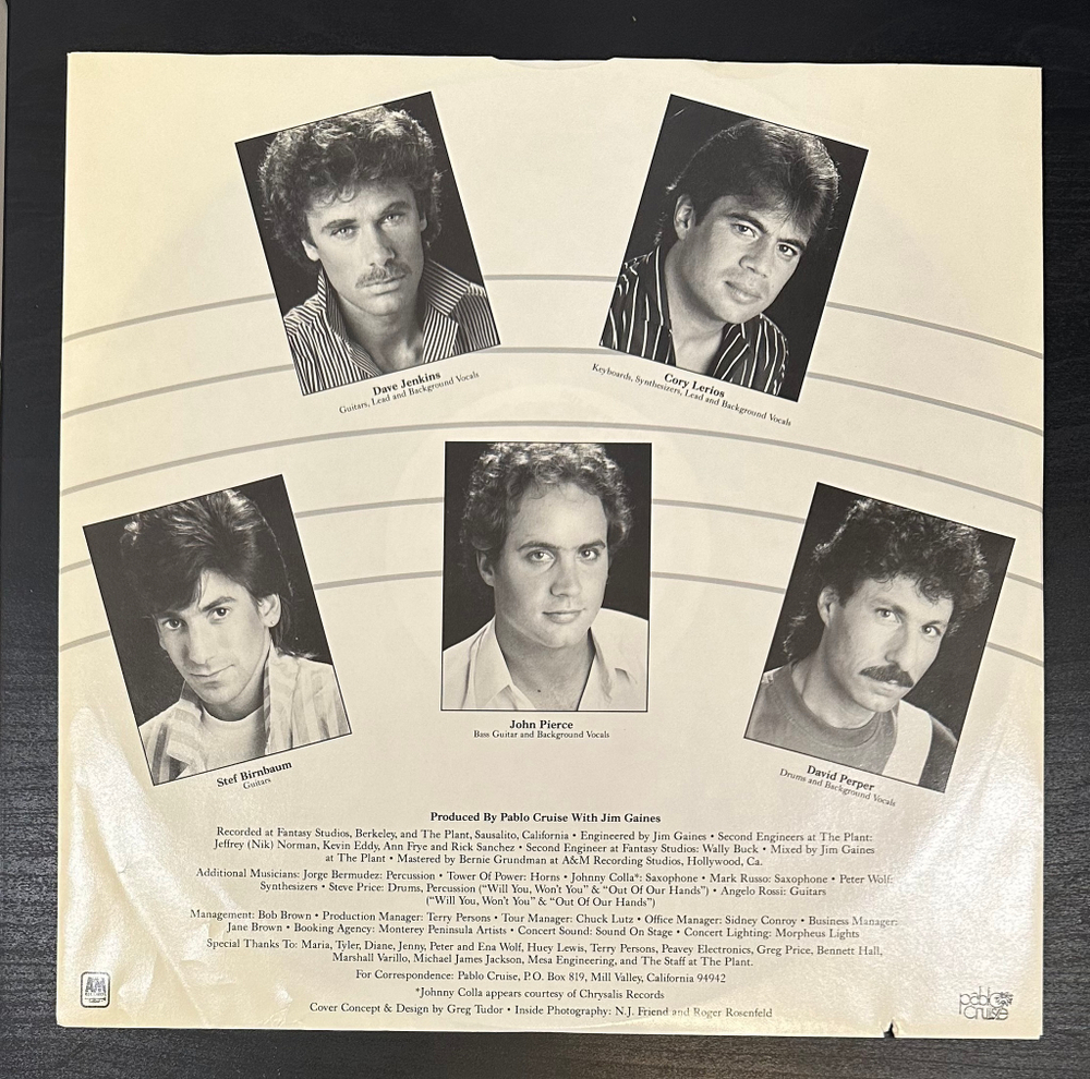 Pablo Cruise - Out Of Our Hands (США 1983г.)