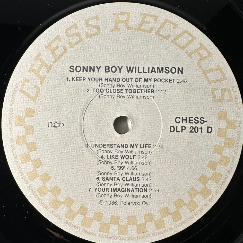 Sonny Boy Williamson – Sonny Boy Williamson 2LP (Финляндия 1986г.)