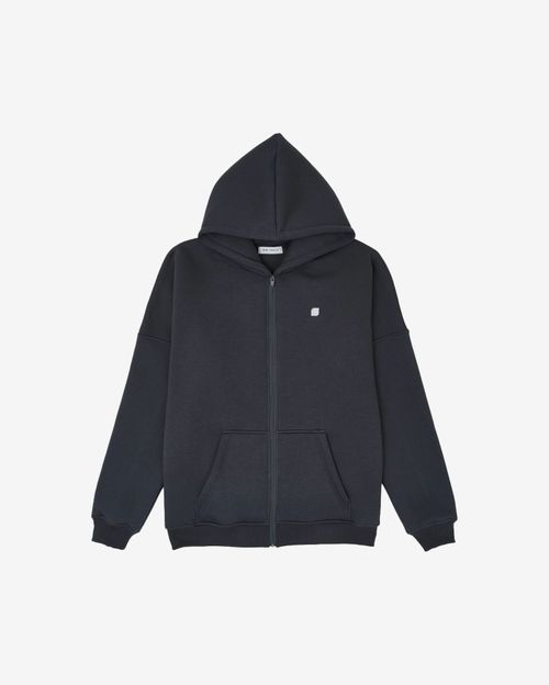 Худи One Two Zip-Up Nine Iron серый