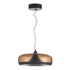 SL6014.603.01 Светильник подвесной ST-Luce Черный/Коричневый, с пузырьками LED 1*42W 3000K RIPPLE