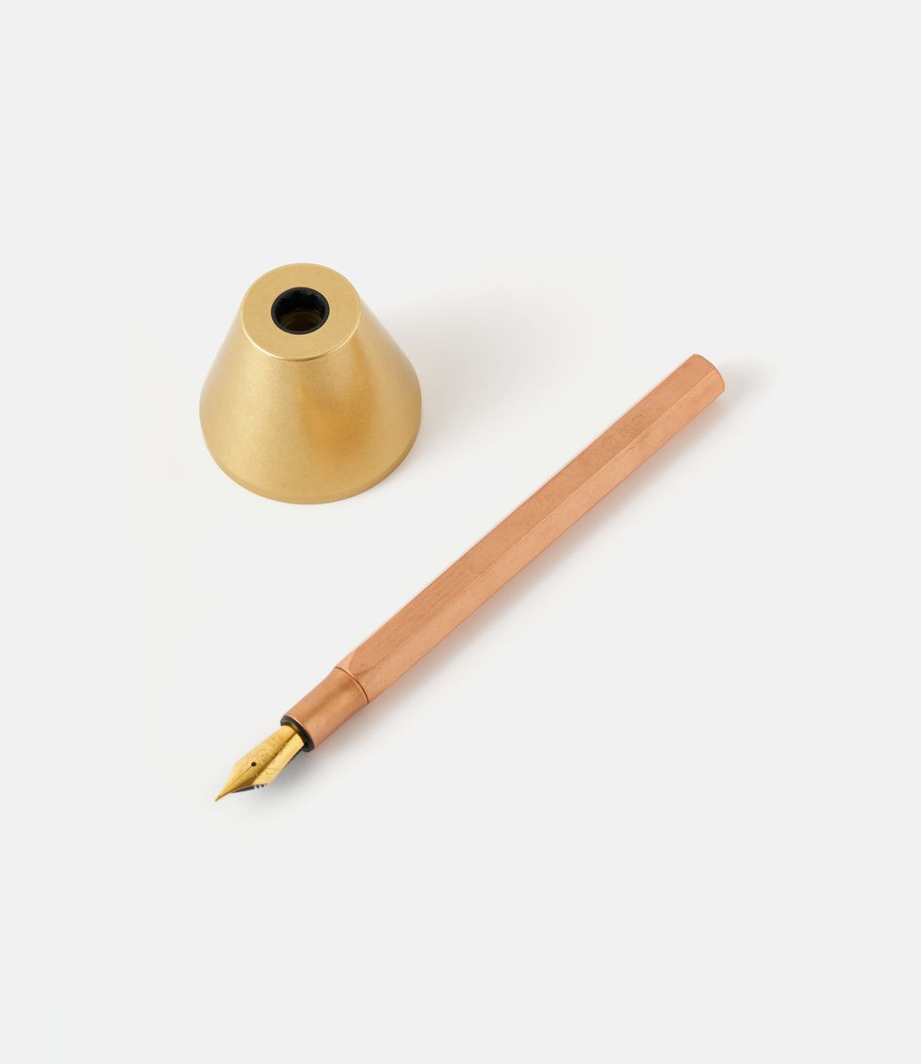 Ystudio Classic Desk Copper — перьевая настольная ручка