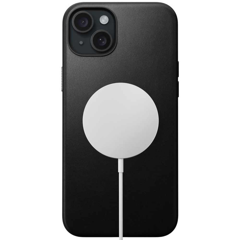 Кожаный чехол MagSafe Nomad Modern Leather Case для iPhone 15 Plus Чехол из натуральной цельнозерновой кожи ECCO