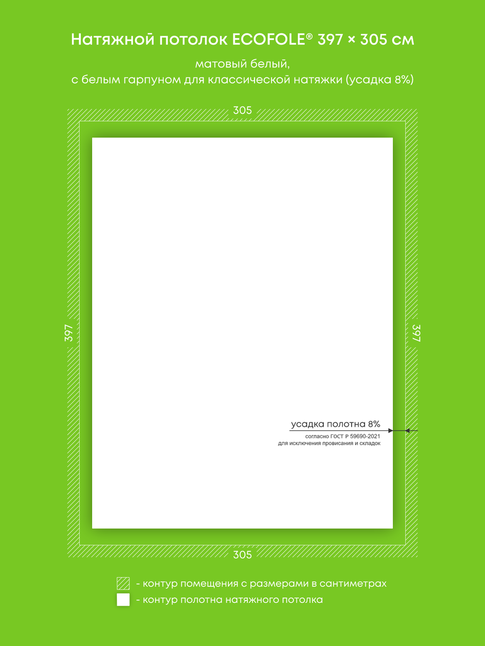 Натяжные потолки 13.8 м2, 17.4 м2, 6.8 м2, 6.7 м2, 12.1 м2