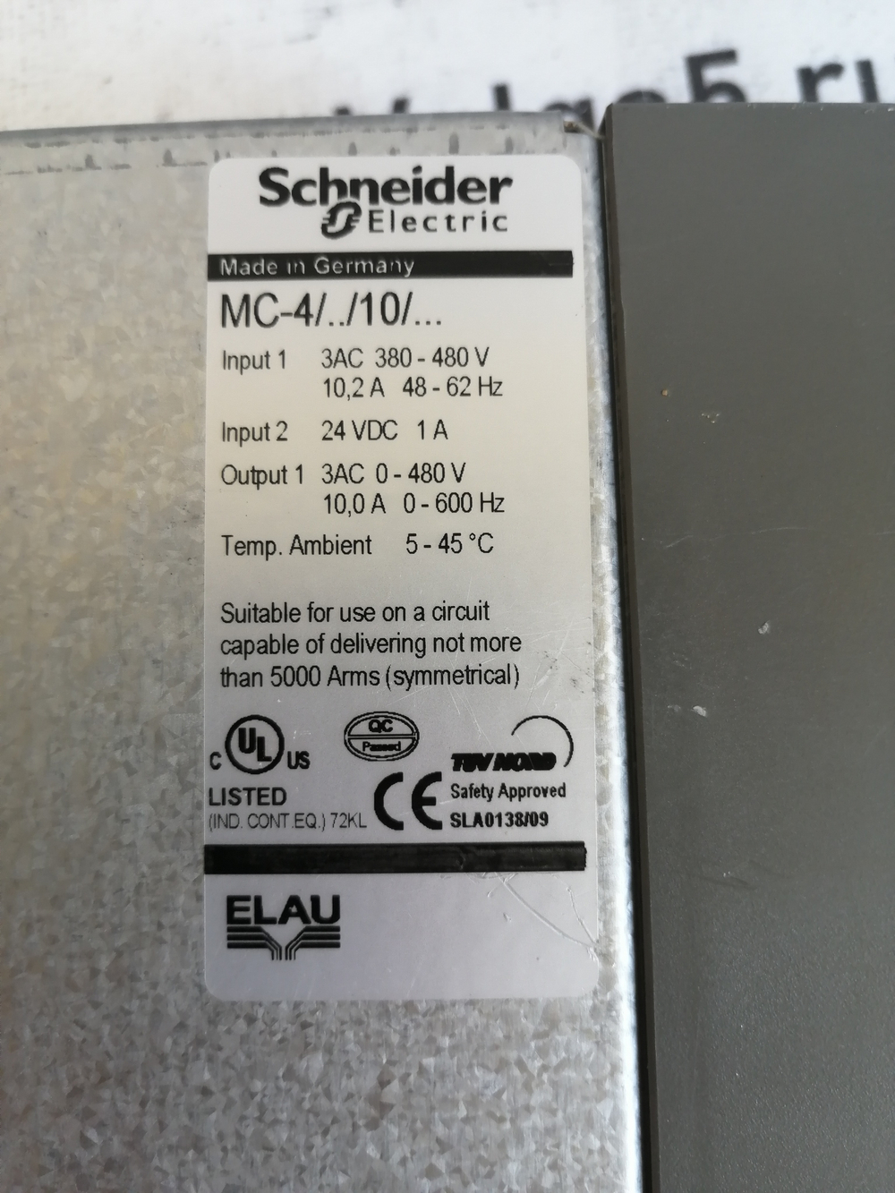 S.E. ELAU MC-4/11/10/400 б/у