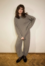 Костюм с брюками, серый