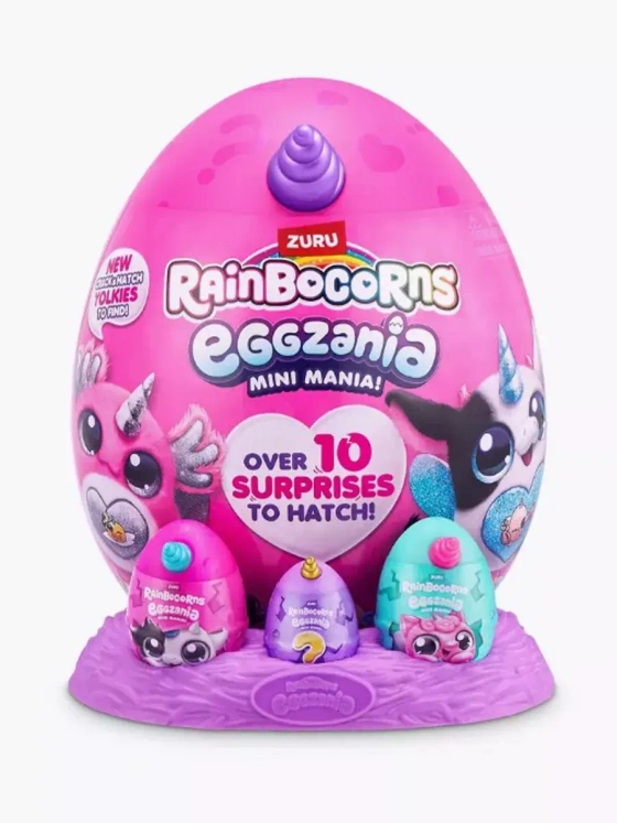 Мягкая игрушка сюрприз яйцо Rainbocorns Eggzania Mania Зуру