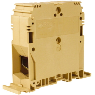 GPA.240/FIX, силовой зажим кабель/кабель бежевый 240 кв.мм/ крепление на плату