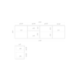 Тумба напольная ML037L