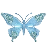 Украшение новогоднее «Бабочка - Изящный полет» 24.5*9*17 см, Голубой
