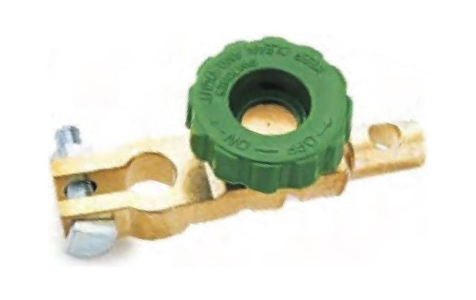 Клемма аккумуляторная с зажимом "-" (с выключателем массы), 17 мм, Marine Rocket