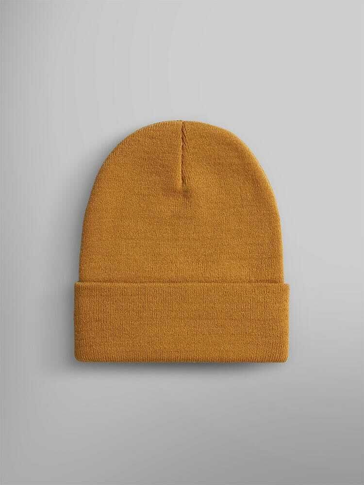 Шапка Alpha Industries Essential Beanie Светло-Коричневая