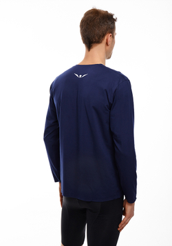 ЛОНГСЛИВ УТЕПЛЕННЫЙ МУЖСКОЙ WARM LONG SLEEVES TEE | DEEP BLUE