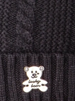 Шапка вязаная демисезонная для детей