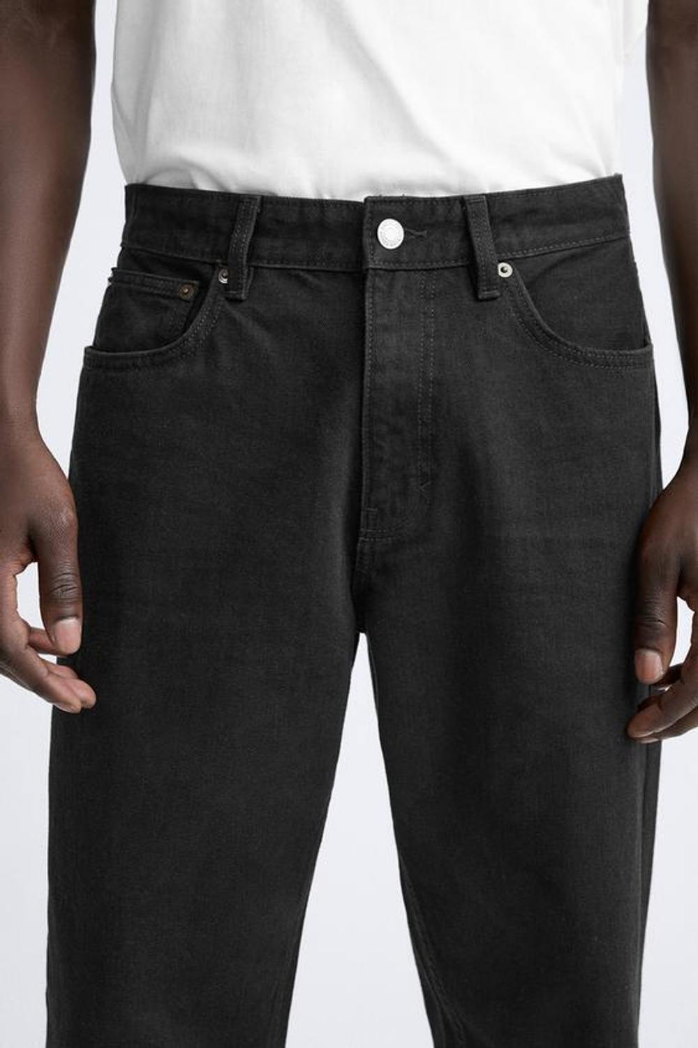 ZARA ДЖИНСЫ SLIM FIT, ЧЕРНЫЙ