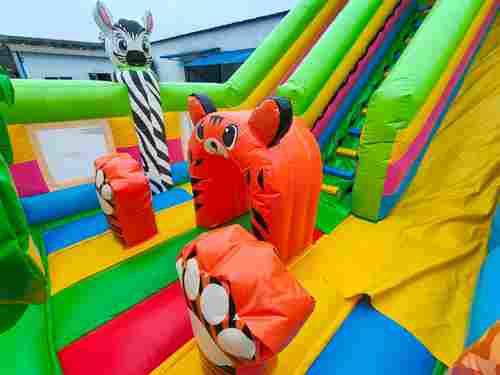 Коммерческий надувной батут «Тигриная страна 4», 8*4*5 м