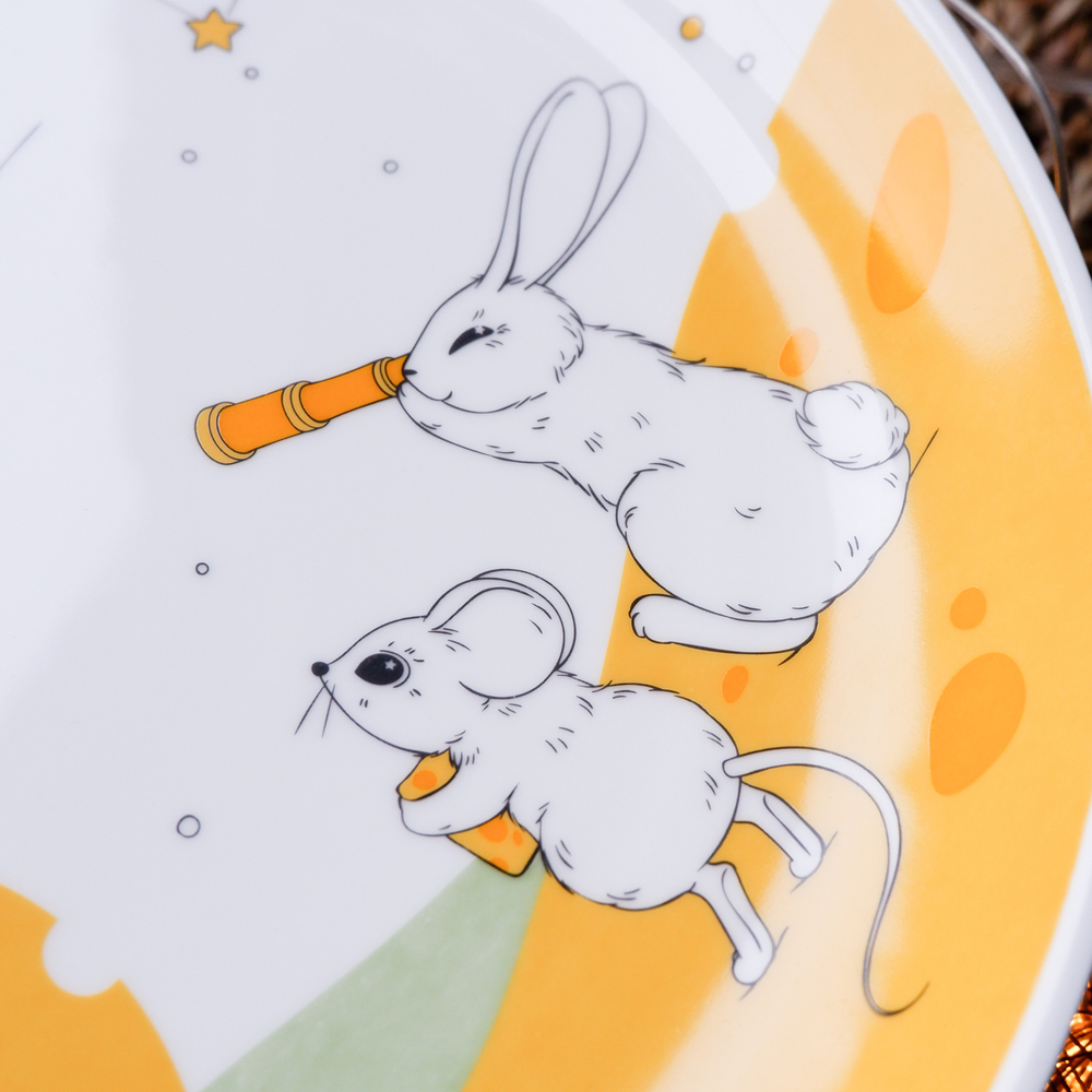 Тарелочка обеденная "Звездочёты"