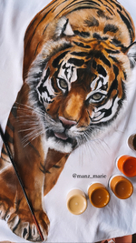 Краска по ткани и обуви, одежды акриловая «Орех»