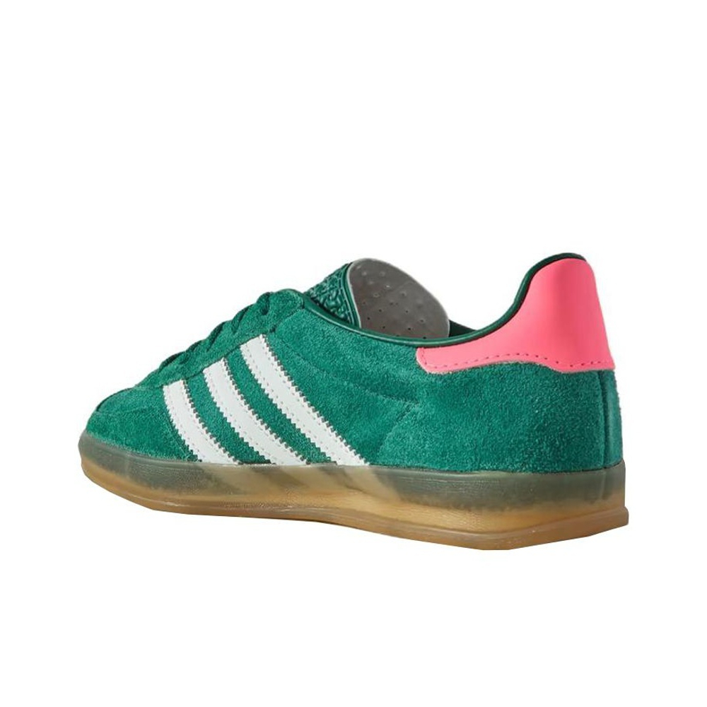 Adidas Originals Gazelle Indoor Collegiate Green Lucid Pink Women's