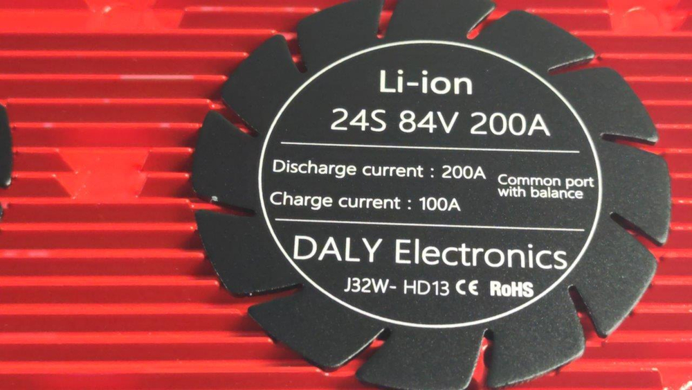 Плата контроля BMS Li-ion 24S 84V 200A