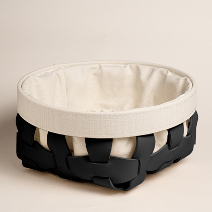 Корзина с чехлом Черная маленькая
