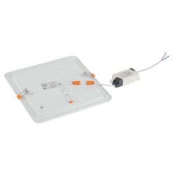 Светильник светодиодный встраиваемый Даунлайт ЭРА LED 2-18-4K Slim панель 18Вт 4000К квадрат | Downlight