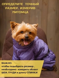 Зимний комбинезон для собак, одежда для животных