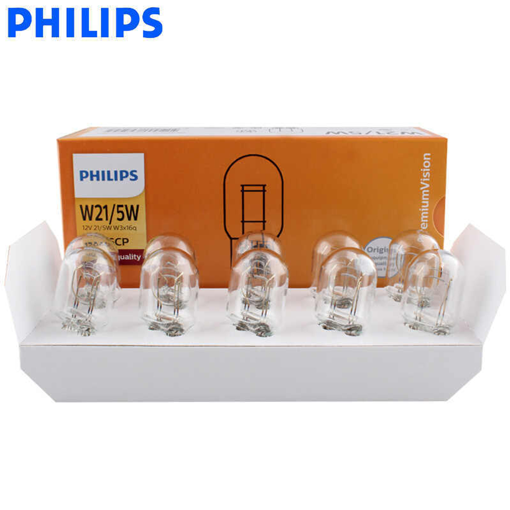 12066CP  2-х контактная  без цок  Philips W21/5W Лампа