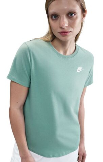 Женская теннисная футболка Nike Sportswear Club Essentials - cannon/white