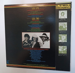 Винтажная виниловая пластинка LP Al Di Meola John McLaughlin Paco De Lucia Friday Night In San Francisco (Japan 1981)