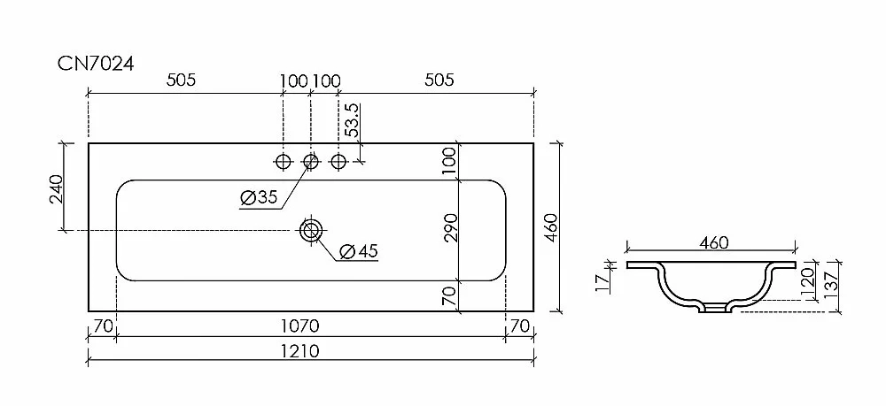 Тумба с раковиной Sancos FOLK Floor FL120FCP/CN7024 120 Капучино