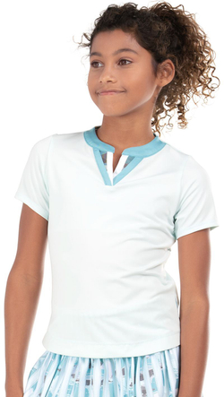 Футболка для девочки теннисная Lucky in Love Girls Can't Find Me Love Hide N'Seek Short Sleeve - разноцветный