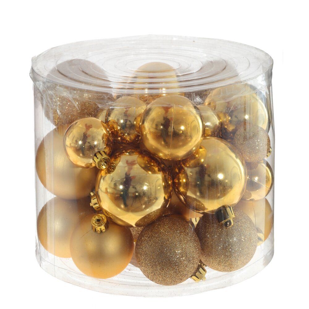 GAEM Набор из 40шт Украшение новогоднее "Шар", D 6/5/4/3 см, L14 W14 H26 см