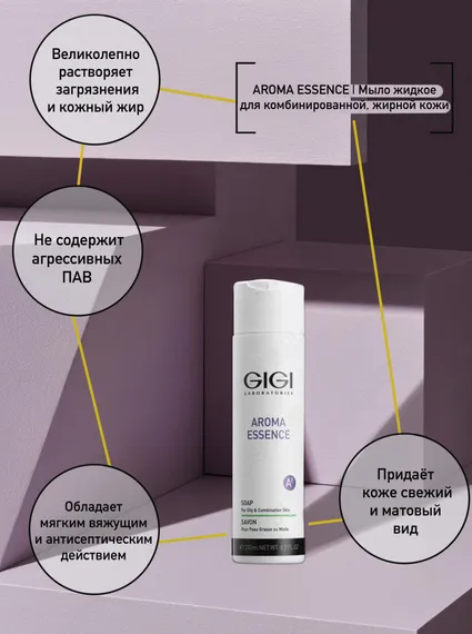 Мыло жидкое для комбинированной, жирной кожи