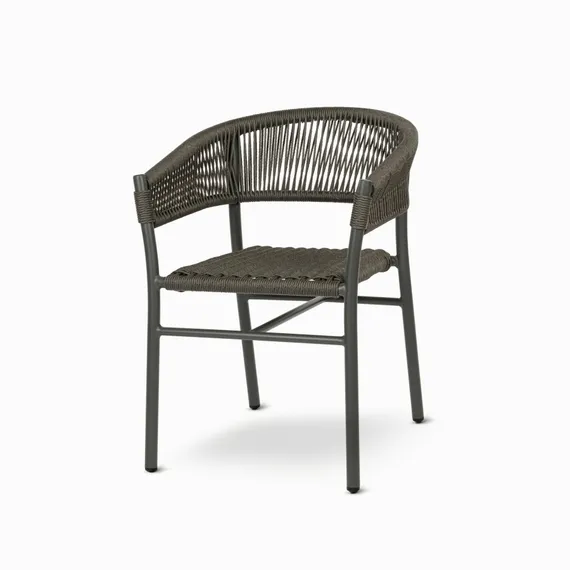 Плетеный стул Dodi, алюминий, ротанг