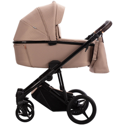 Детская коляска Bebetto Loren Gloss 3 в 1 с автокреслом Avionaut Cosmo 04 бежевый