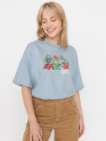 Футболка Carhartt WIP Cream Of The Crop Wmn голубая