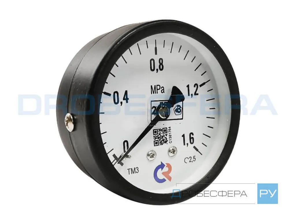 Манометр МП 63Т (0...1,6)МПа 1/4" 3943307
