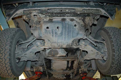 Защита картера и КПП Sheriff для Nissan Terrano I (WD21) 1986-1996 арт.15.0278