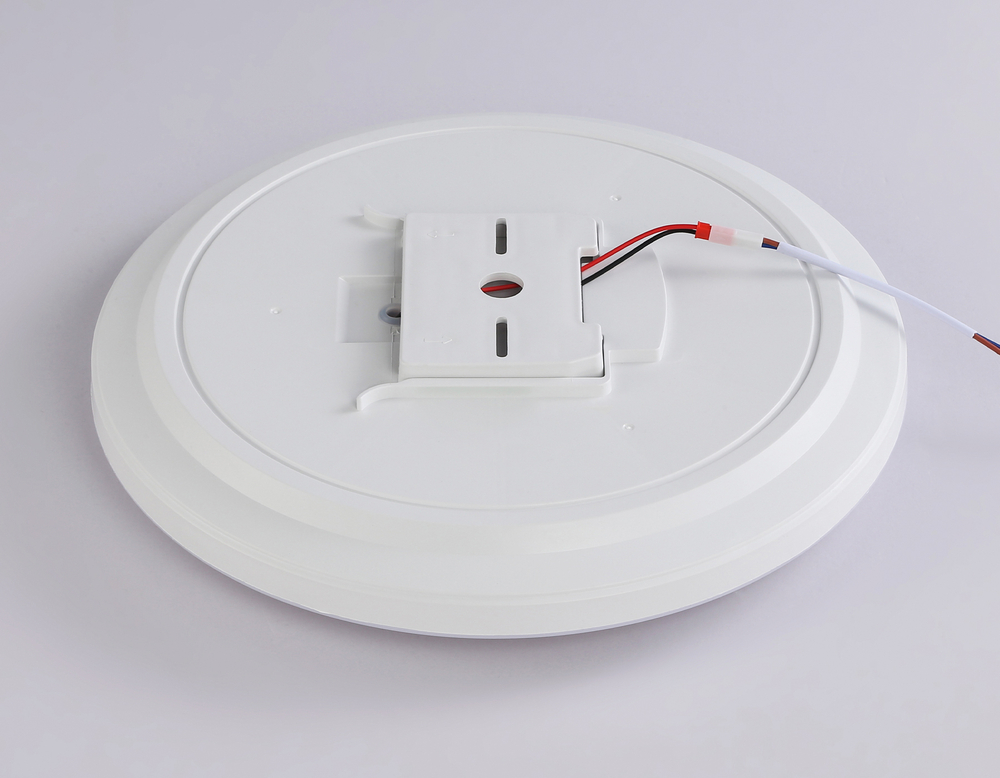 Потолочный светодиодный светильник с Wi-Fi Яндекс Алисой/Tuya/Smart Home/Alexa FZ2001 WH белый IP54 20W 3000K-6500K+RGB D300*55 (ПДУ ИК)