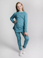 Домашний костюм для девочки с принтом