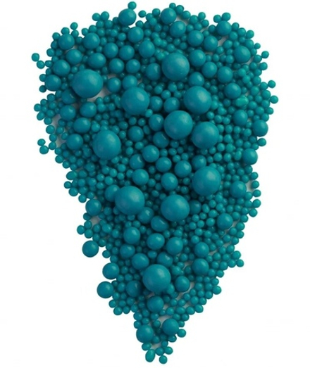 Посыпка рис воздушный "Жемчуг" микс бирюза, 50 г