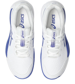 Детские Кроссовки теннисные Asics Gel-Resolution X GS - белый/темный кобальт