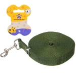 Поводок для собак крупных пород «Мой Бро», цвет хаки, 3 метра (лейбл)