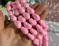 Бусины для украшений "Жемчуг барочный" 15х22мм, "Майорка. Имитация" (розовый)