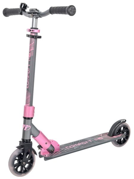 Складной самокат Comfort 145R LUX розовый