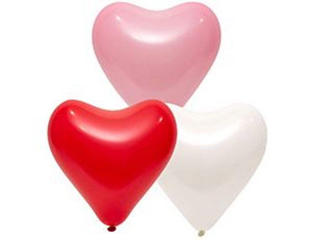 Сердце латексное ассорти